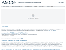 Tablet Screenshot of amccenter.com